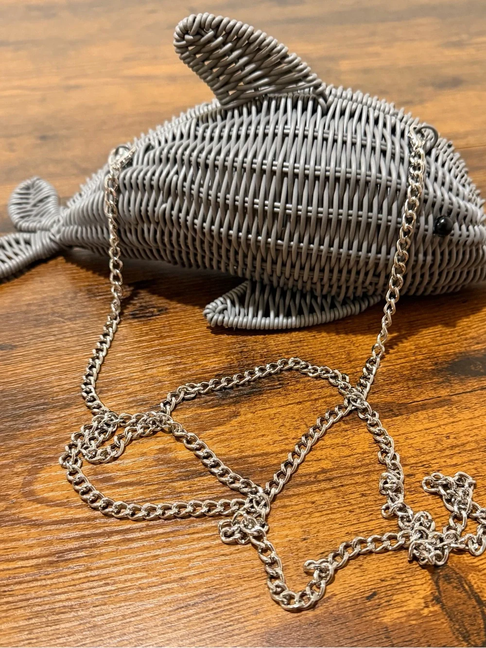 Tommy Bahama Grey Dolphin Crossbody Bag NWT